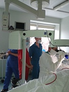 На операции в НИИ Оториноларингологии, г.Киев, 2013г.